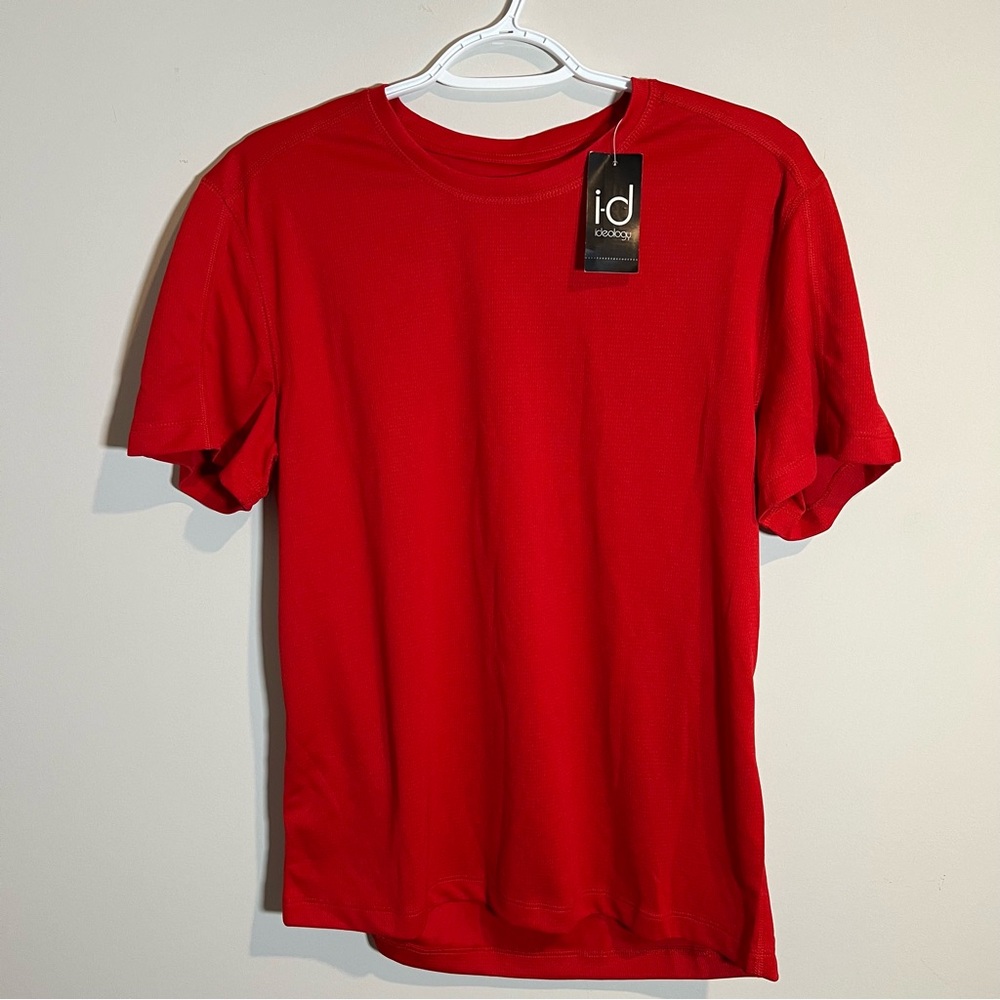 Ideology Men’s Red  Short Sleeve Shirt